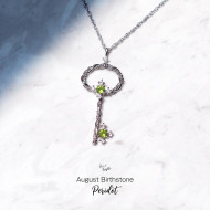 The Birthstone Magical Key Necklace The Birthstone Magical Key Necklace